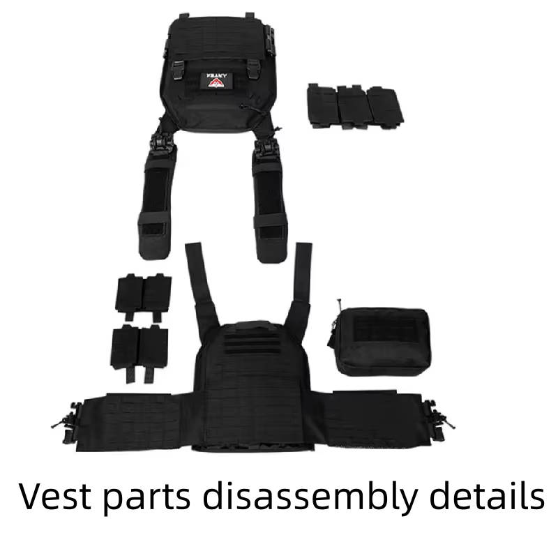 Gilet tactique porte-plaque de chasse en plein air, gilet de protection réglable, équipement de Combat Airsoft