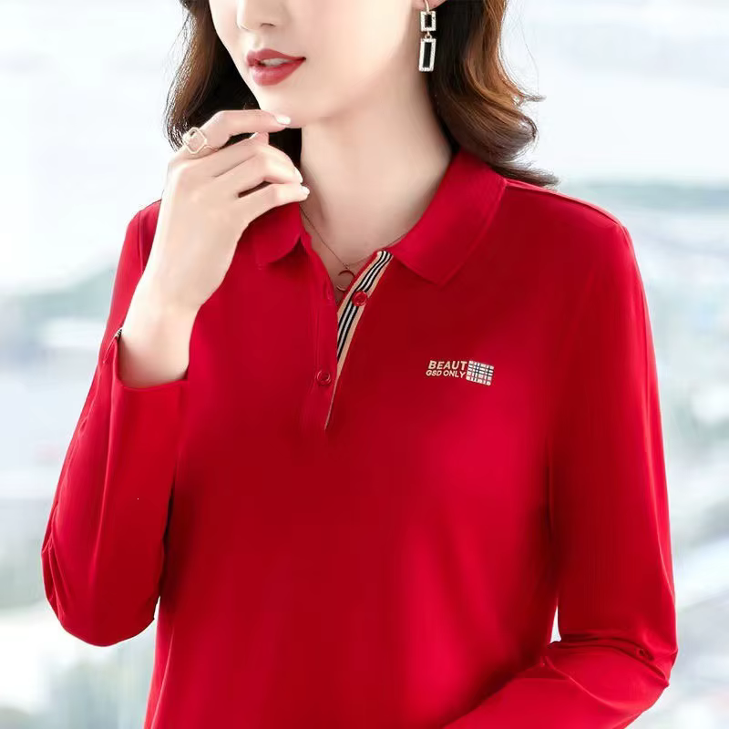 Polo à manches longues pour femme