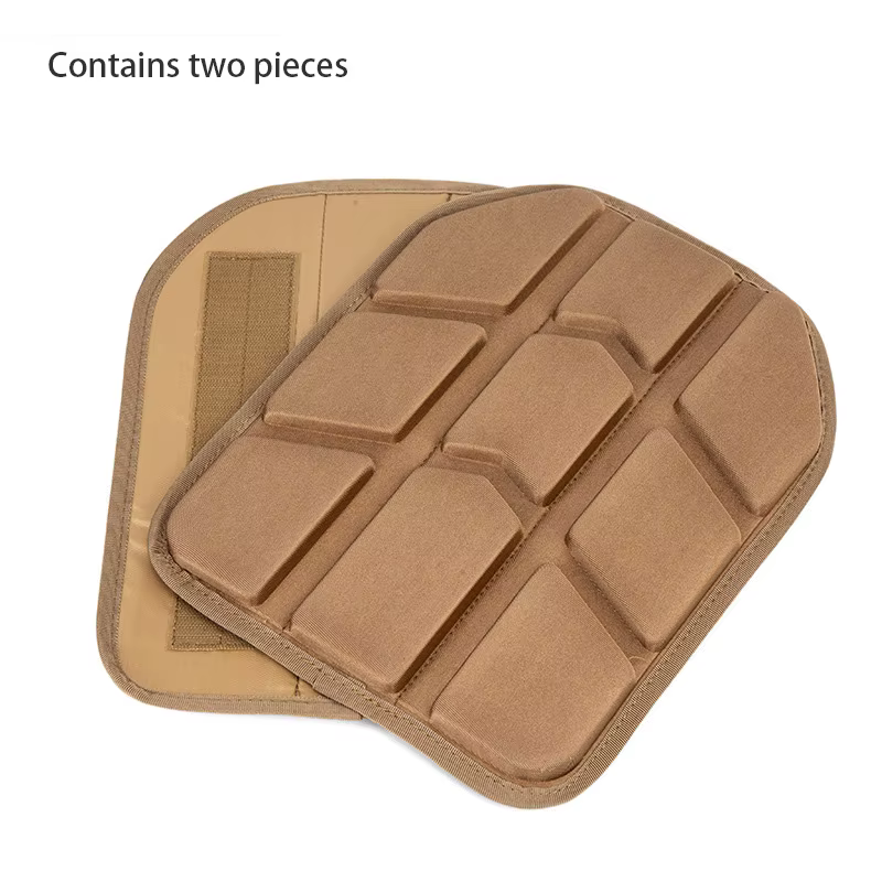 Rembourrage de gilet tactique – Coussinets EVA absorbant les chocs avant et arrière, maille respirante Anti-frottement, humidité, durables pour la chasse