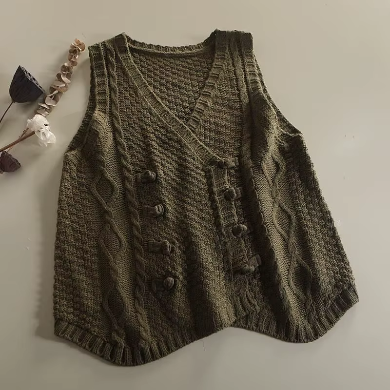 Pull-Over Vintage à lèvent pour Femme et Fille