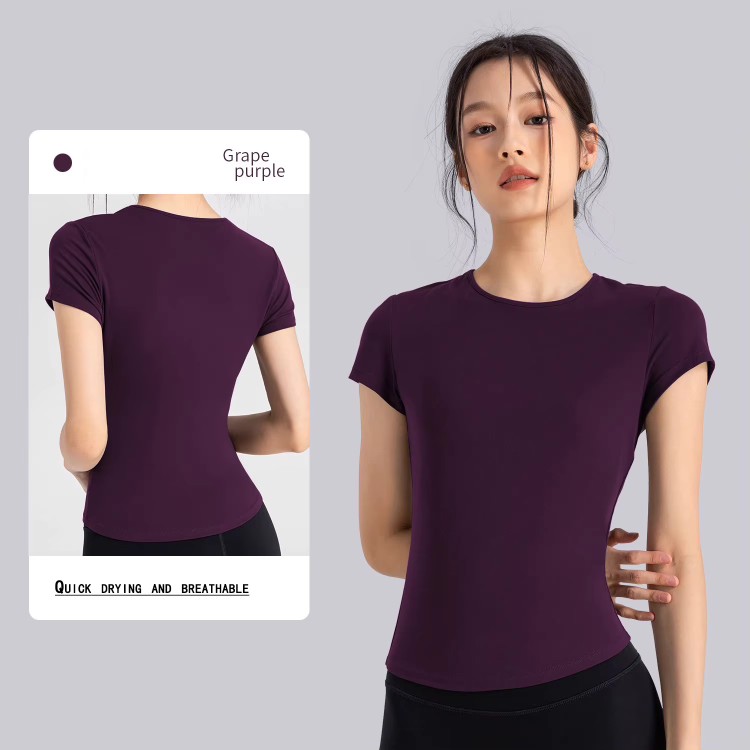 Chemise de sport de plein air pour femmes, vêtements de Yoga, T-Shirt de Fitness, de course à séchage rapide, haut d'entraînement, vêtements de sport féminins, vêtements d'exercice