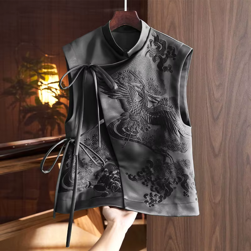 Gilet d'extérieur de Style chinois