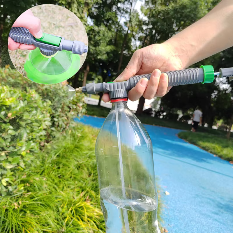 Artefact d'arrosage de jardin, bouteille de boisson, pulvérisateur de Cola, tête de pulvérisation universelle alternative, désinfection extractible, arrosage des légumes