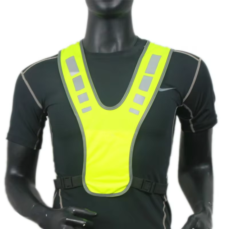 Gilet réfléchissant pour cyclisme, veste de sécurité haute visibilité pour la conduite nocturne, la course à pied, le jogging, le cyclisme, la moto, les sports de plein air