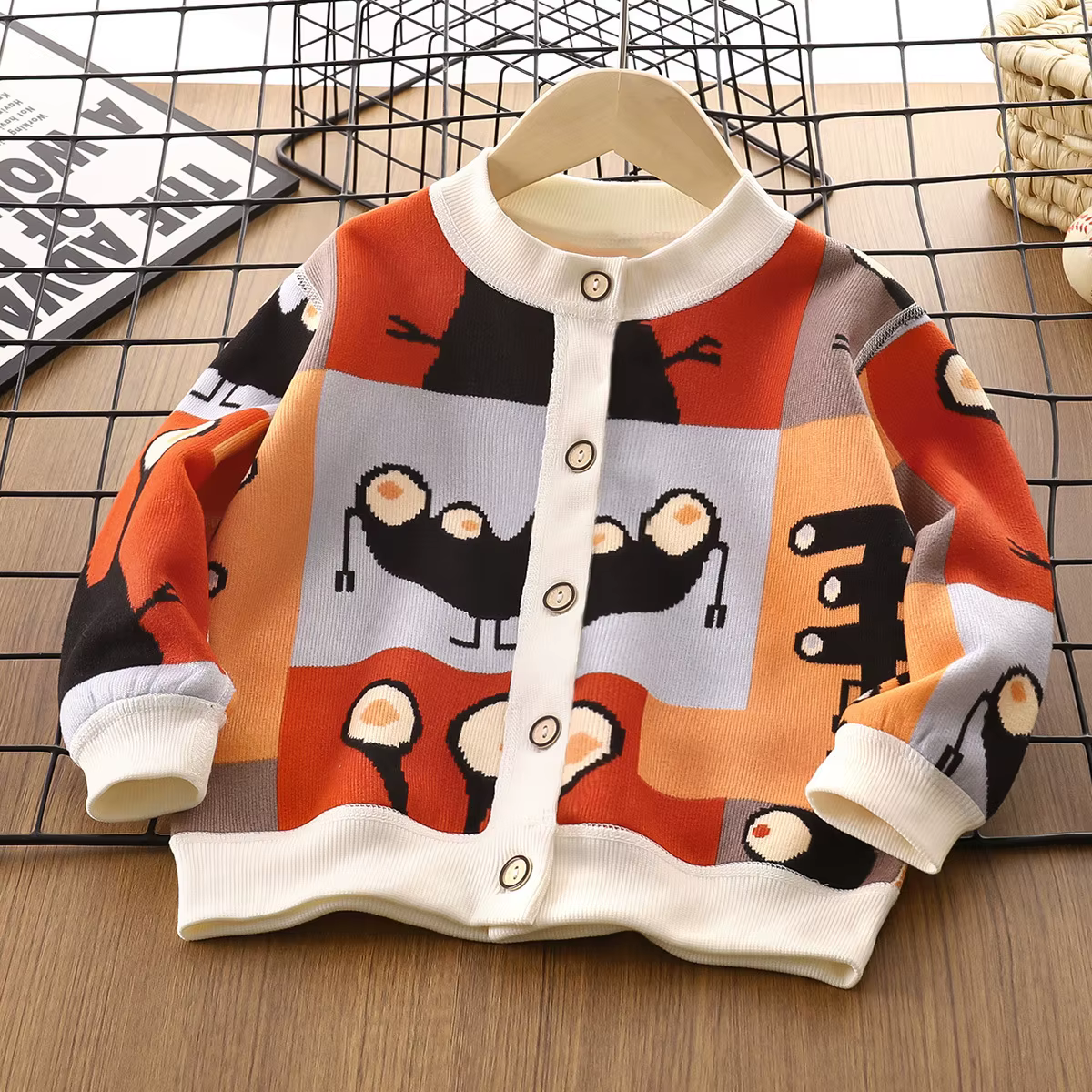 Cardigan pour enfants automne hiver garçons filles veste décontractée bébé pull pull confortable vêtements pour enfants tenue