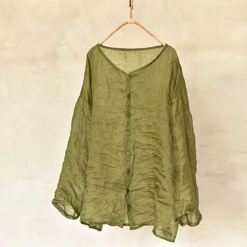 Cardigan fin à col rond pour femmes