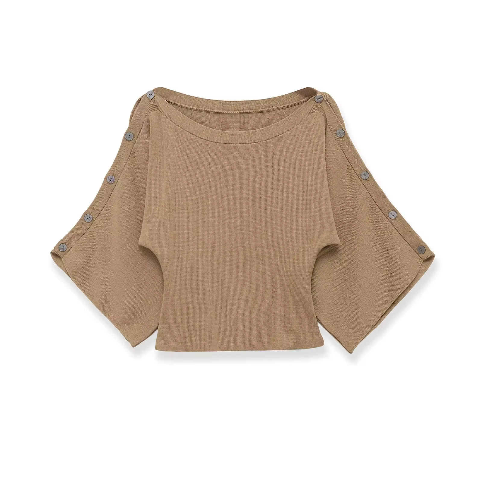 Pull en maille boutonné pour femme