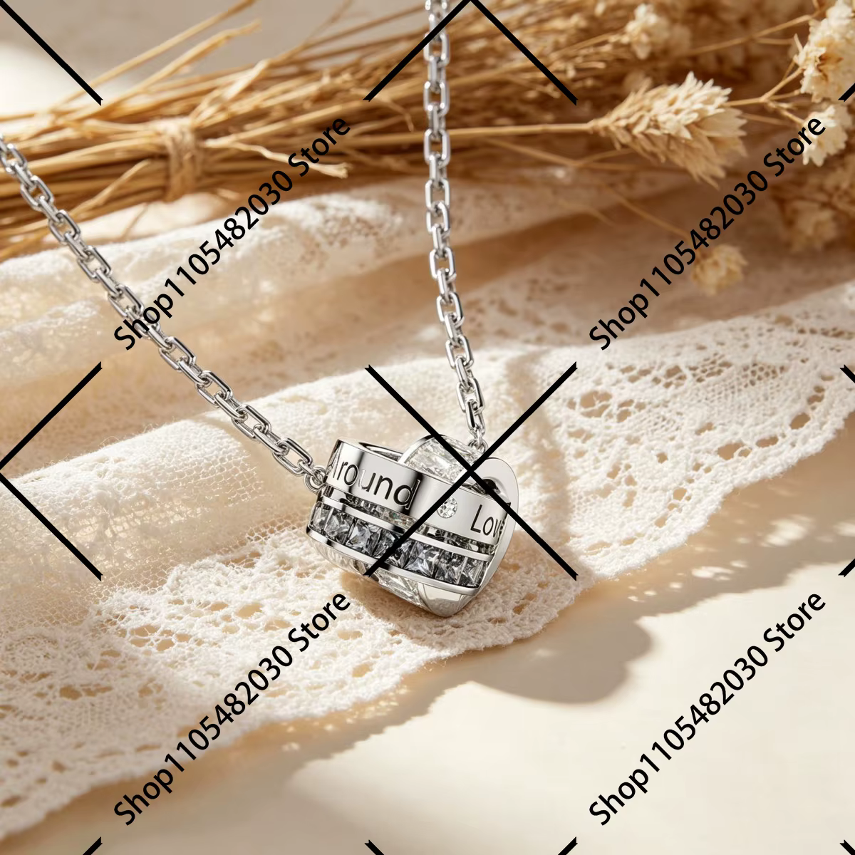Collier Cygne à Coupe Baguette, Bijou Spectaculaire et Audacieux