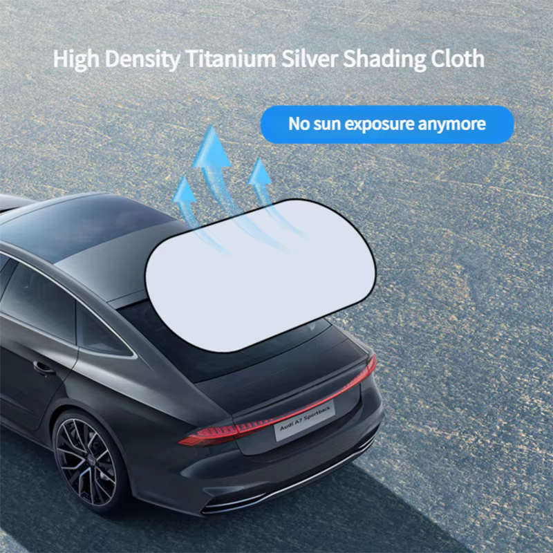 Pare-soleil réfléchissant UV pour voiture, protection solaire pour pare-brise arrière, isolation thermique, rideaux d'intimité pour voiture, pliables et rétractables