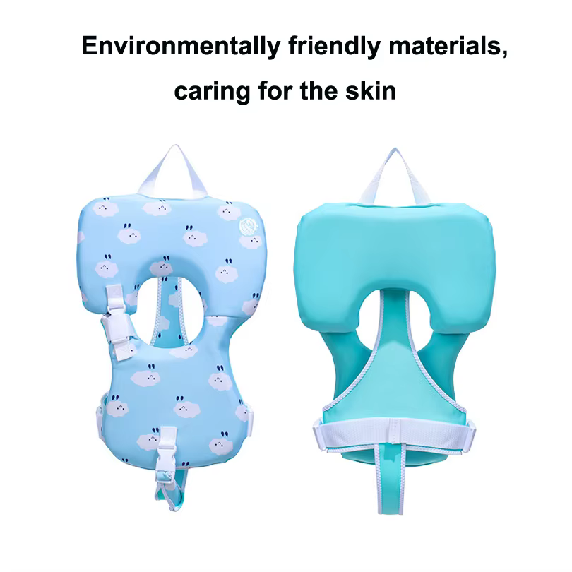 Gilet de natation professionnel non gonflable pour nouveau-né, protection du cou pour bébé, maillot de bain anti-flexion