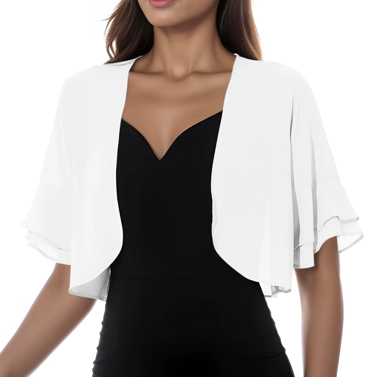 Cardigan en mousseline de soie pour femmes