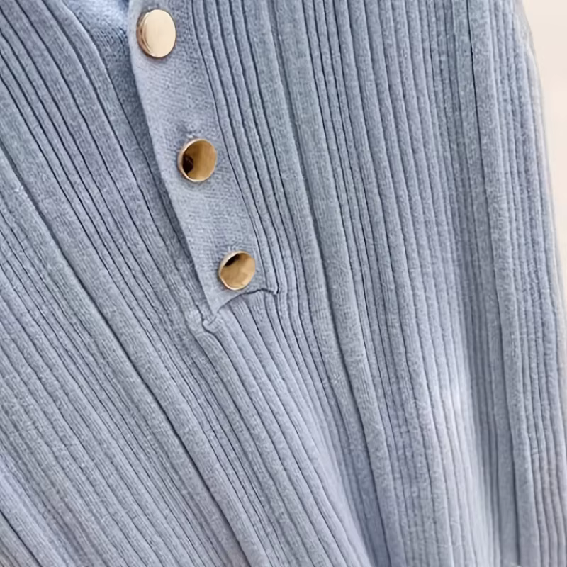 Nouveau Gilet Tricoté Extensible Sans Manches Col Polo pour Femme Printemps-Été 2026 avec Décoration Étoile Métallique Couleur Unie – Crop Top