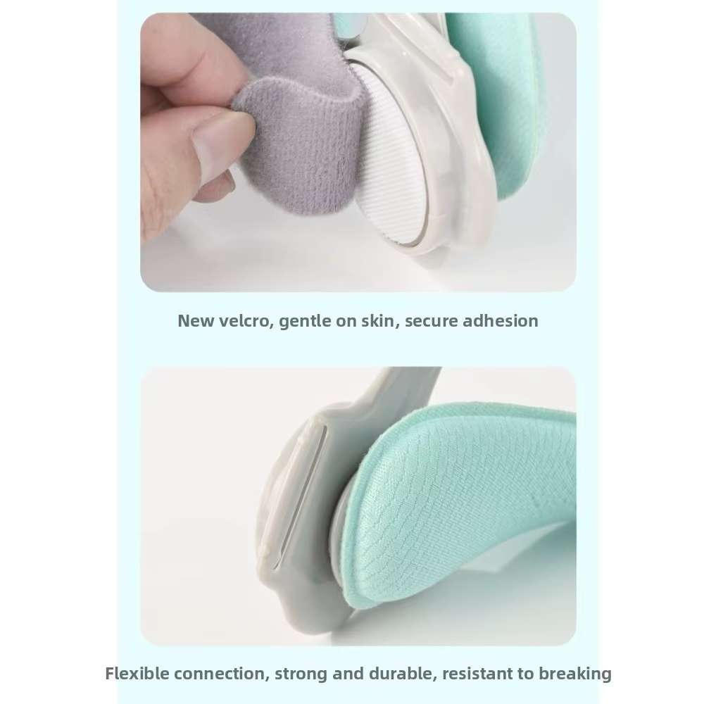 Support de cou respirant et réglable, design ergonomique confortable, attelle cervicale soulageant la pression, stabilisant le cou, ceinture de fixation