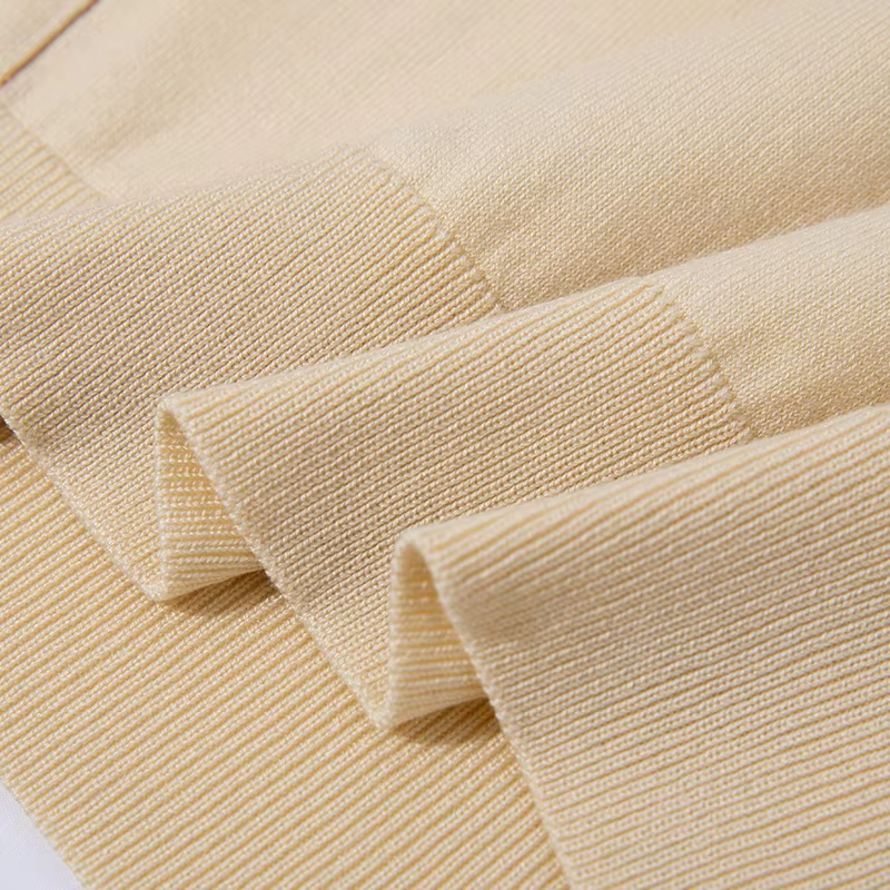 Pull classique en tricot pour homme, mélange de soie et de laine, col rond, t-shirt rayé à manches courtes, vêtements de haute qualité
