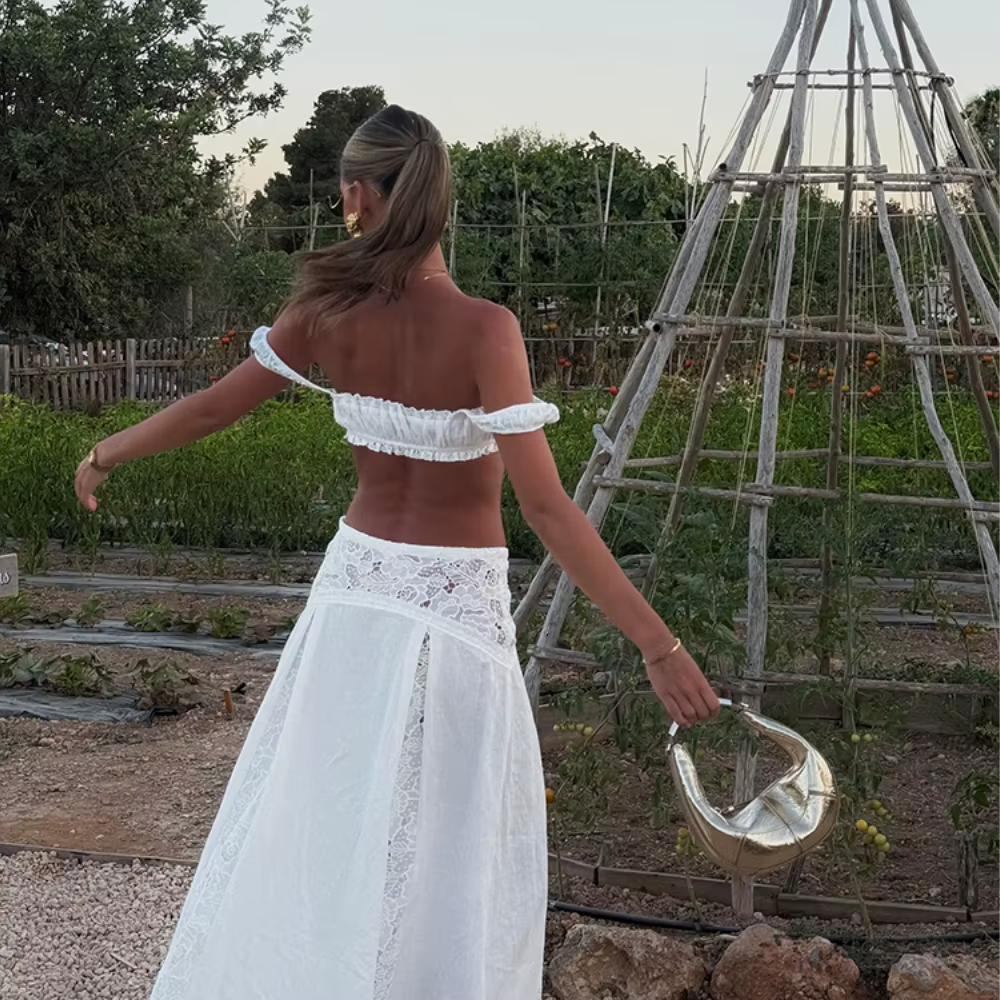 Tenue 2 pièces style Boho pour femmes