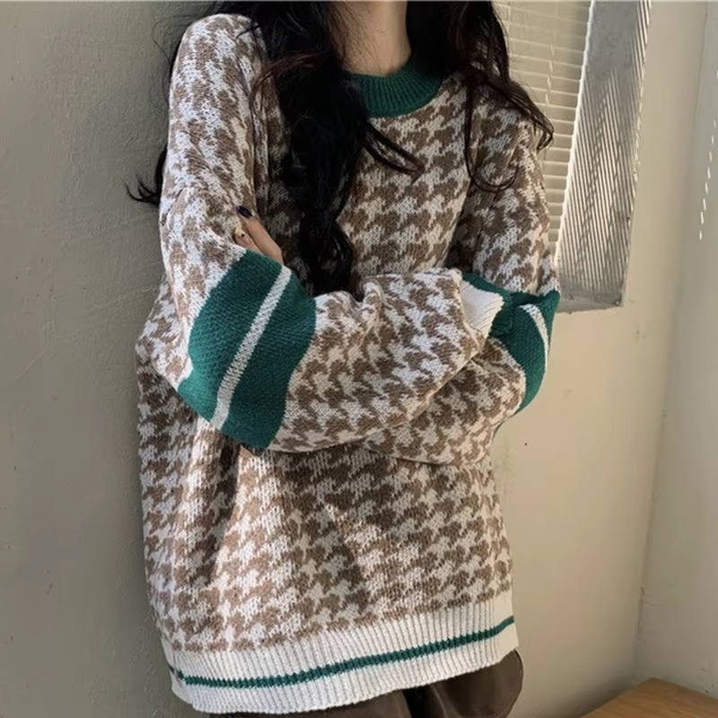 Chandails Vintage pour femmes mignon dames pull avec couvre automne 2025 tendance tricoté Harajuku Crochet Kawaii cachemire hauts nouveau