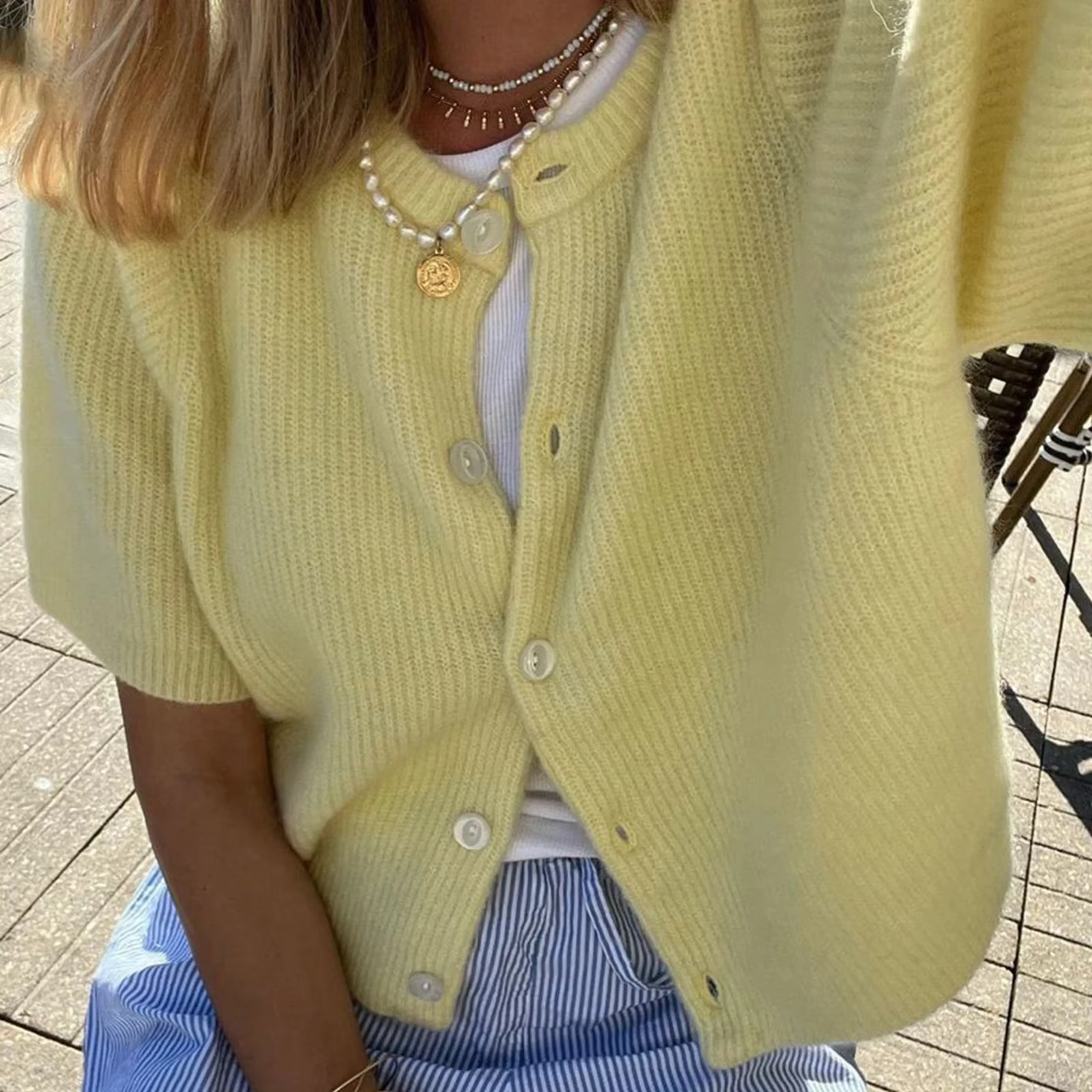 Pulls y2k pour femmes, couleur unie