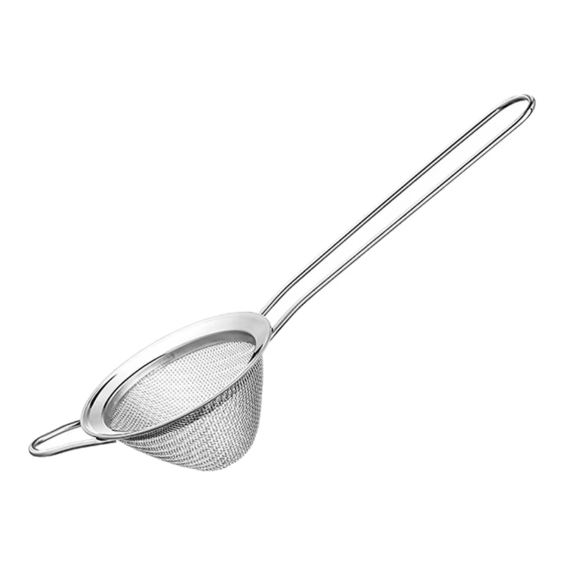 Filtre à mailles coniques en acier inoxydable, robuste, Durable, résistant à la Corrosion, à mailles fines, pour Bar, thé, Cocktail, pâte, marches de café, 1 pièces