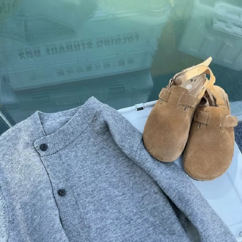 Cardigan tricoté pour bébé fille et garçon, pull à boutons irréguliers, couleur unie, vêtements d'hiver, de printemps et d'automne pour enfant de 2 à 12 ans