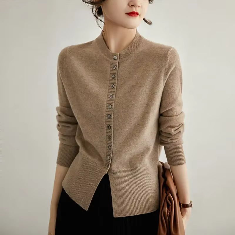 Cardigan court pour femme