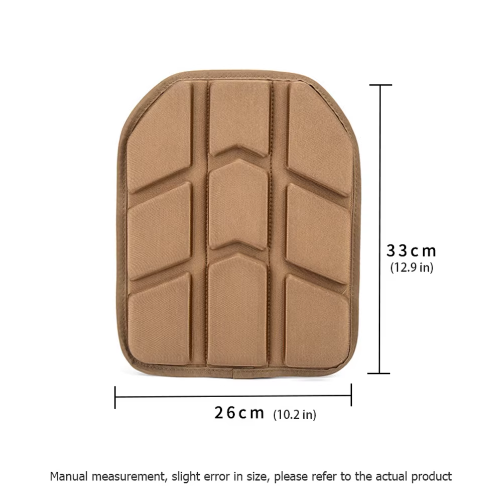 Rembourrage de gilet tactique – Coussinets EVA absorbant les chocs avant et arrière, maille respirante Anti-frottement, humidité, durables pour la chasse