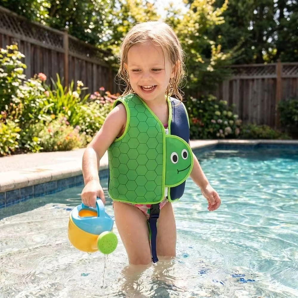 Gilet de flottabilité pour enfant anti-chute, anti-basculement, stable, pour bébé, motif dessin animé, réglable, pour jeux aquatiques