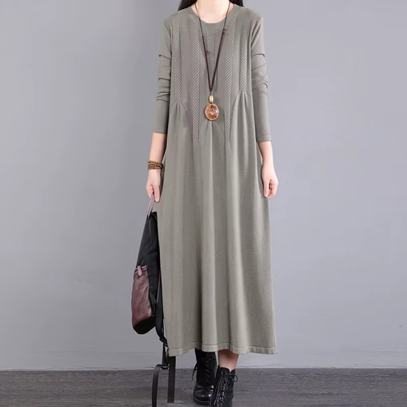 Ropa De Mujer nouveaux Pulls femme vêtements ample longue robe pull printemps automne femmes