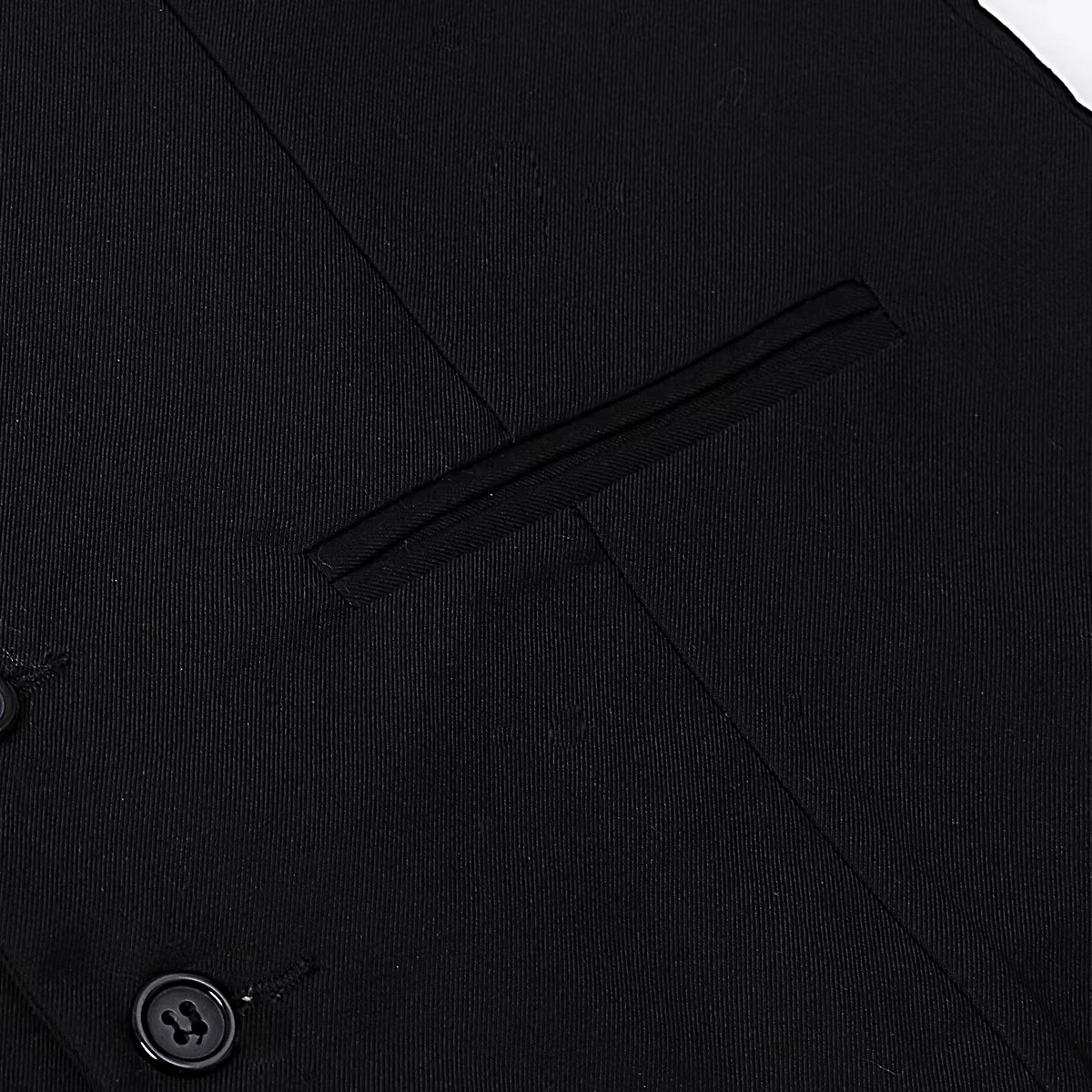 Gilet de costume pour hommes, ensemble de tenue formelle d'affaires pour mariage, bureau, fête d'anniversaire, veste d'église de pâques, gilet noir