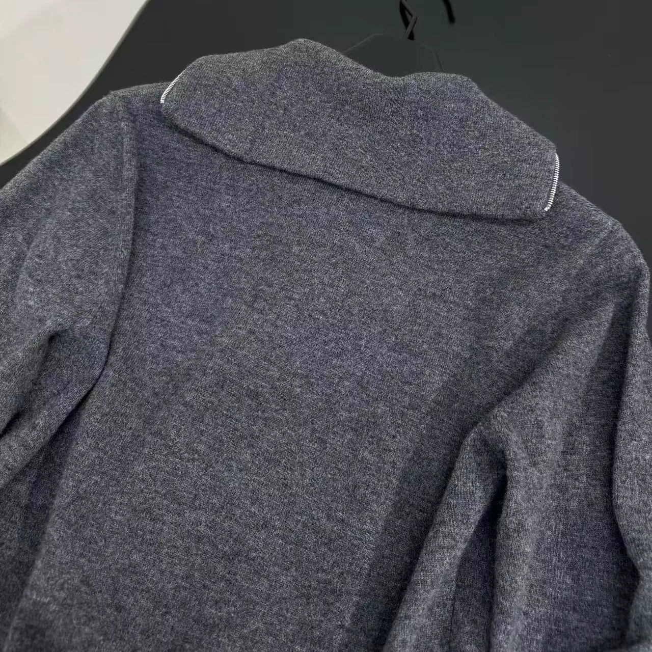 Pull en laine à col roulé pour femme