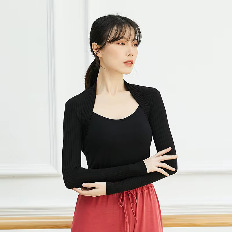 Cardigan court en coton pour femmes et adolescents
