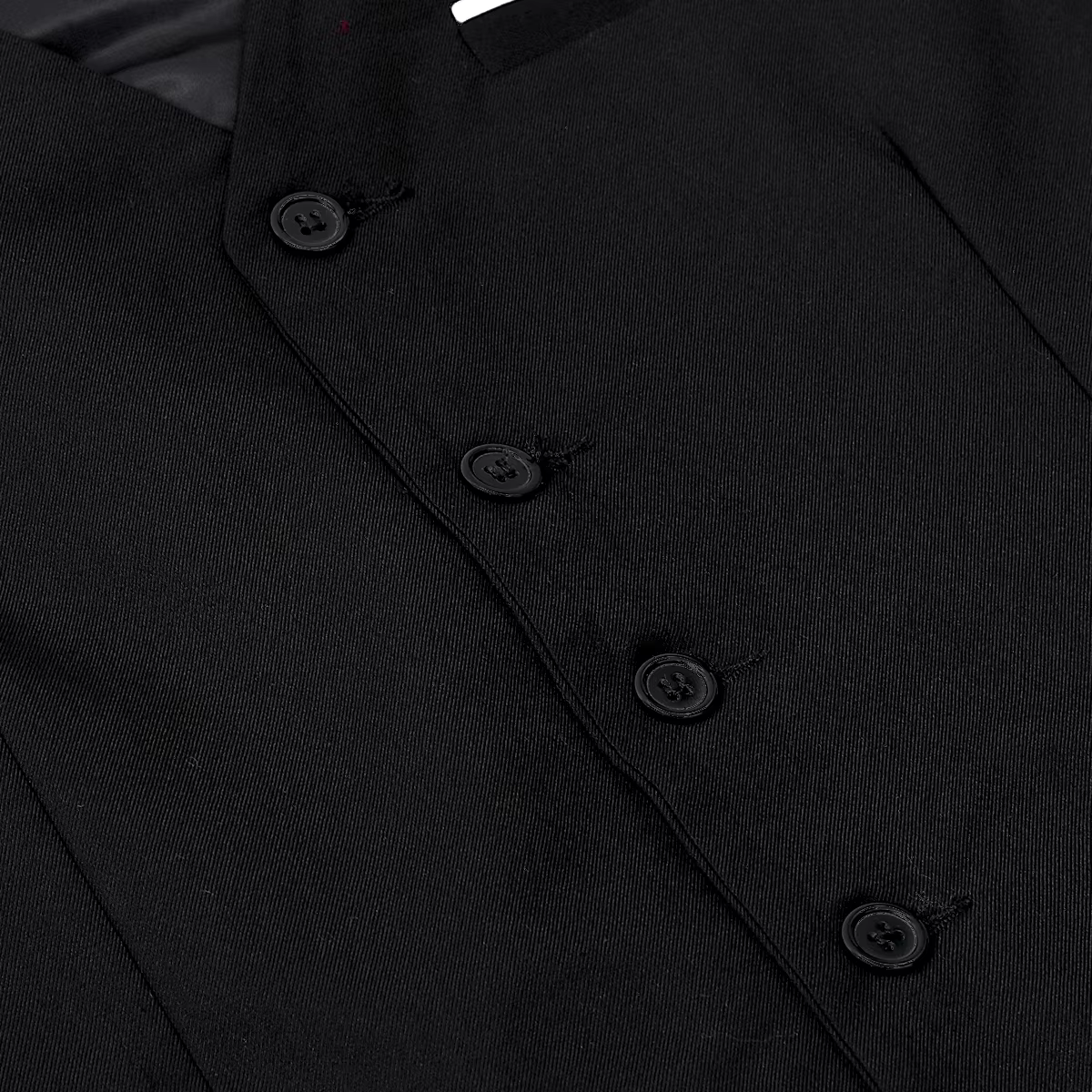 Gilet de costume pour hommes, ensemble de tenue formelle d'affaires pour mariage, bureau, fête d'anniversaire, veste d'église de pâques, gilet noir
