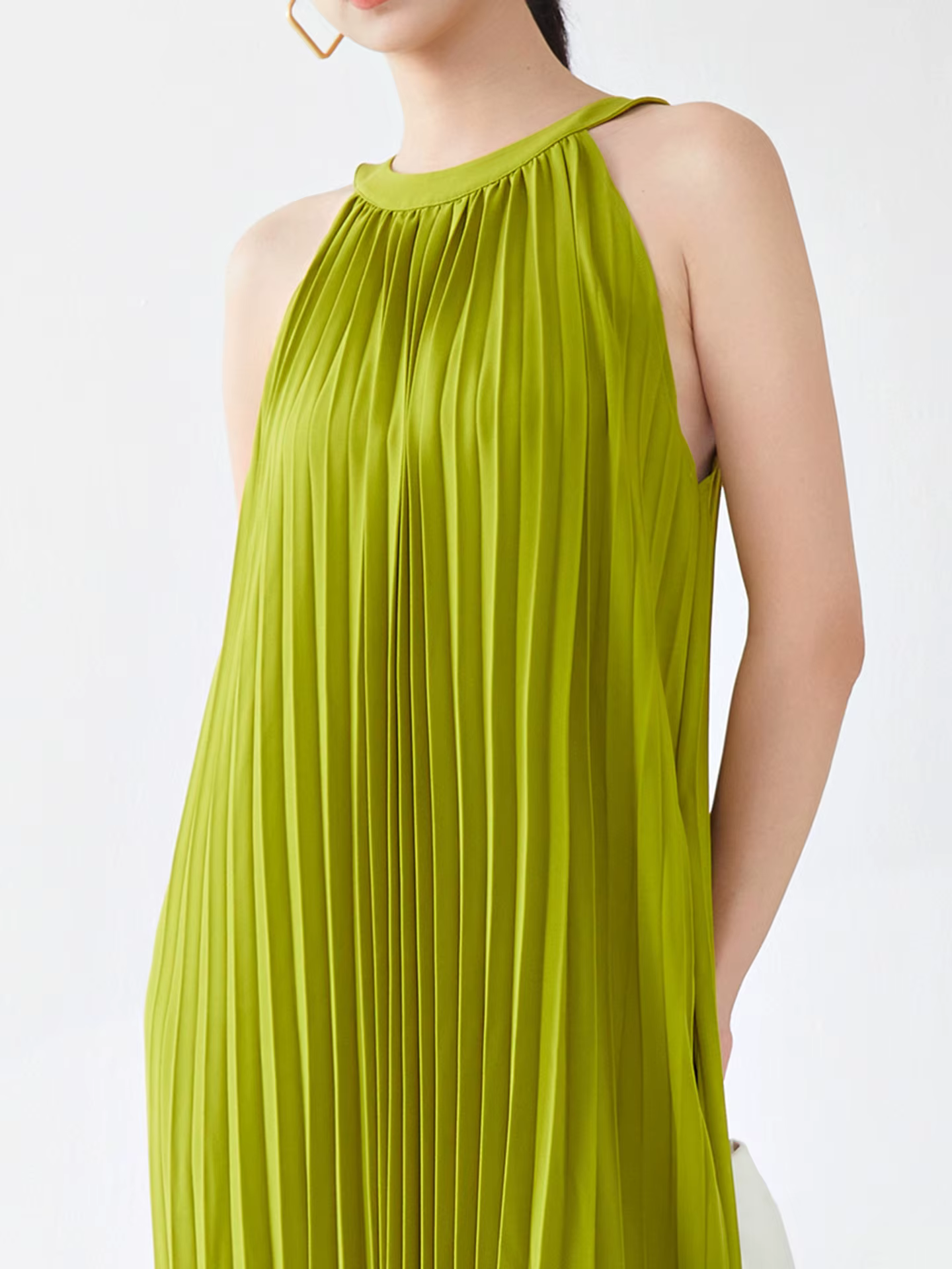 Robe longue à col halter, nouveau style printemps/été, coupe ample, grande taille, robe de vacances élégante et sophistiquée.