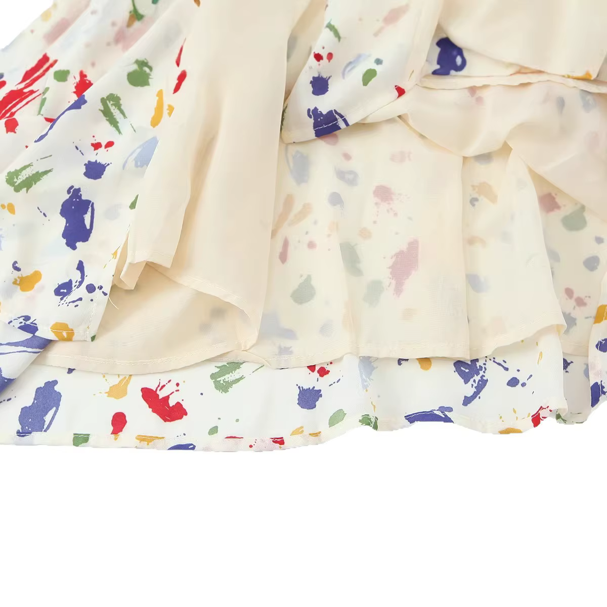 Robe longue élégante à imprimé floral style peinture à l'huile, col en V, taille froncée, pour femme, idéale pour l'été, vente directe