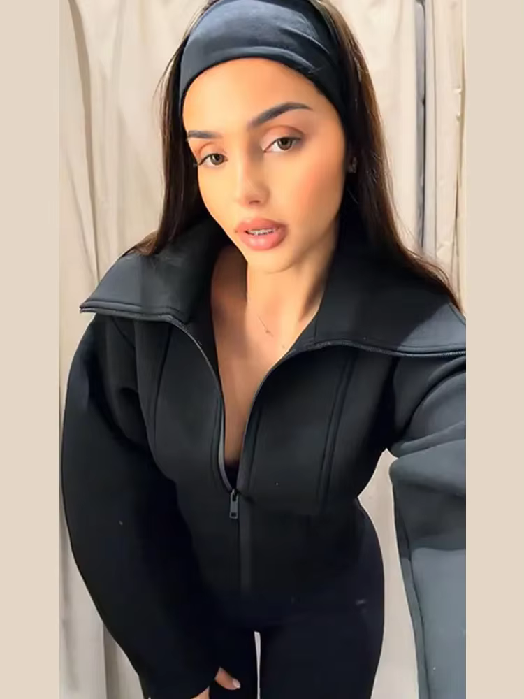 Veste pour femme, manteau cintré à la taille