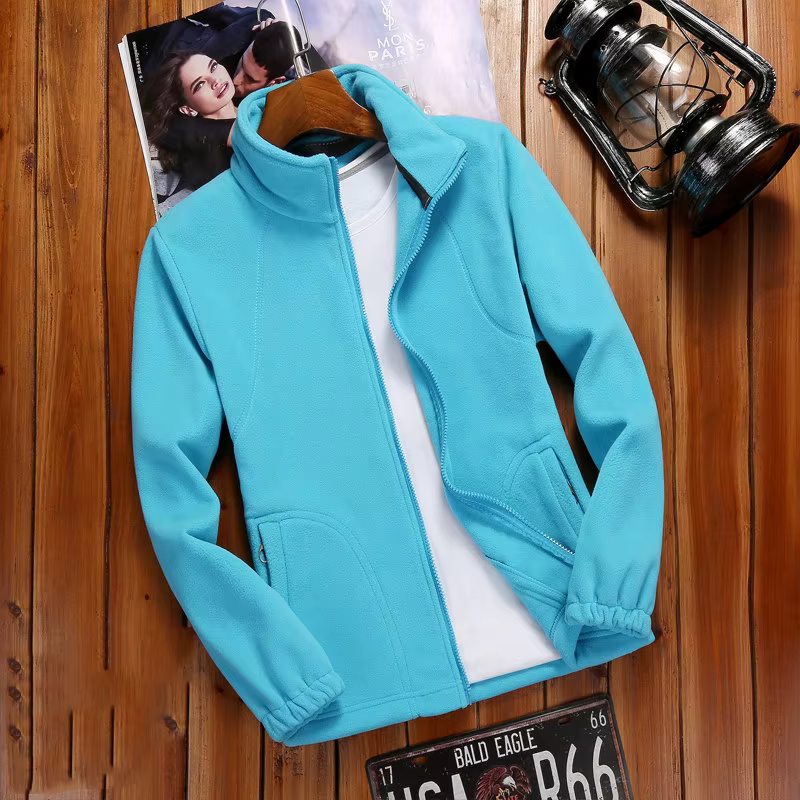 Cardigan multicolore à fermeture éclair pour femmes