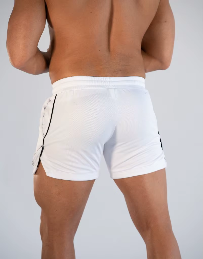 Zones Me-Shorts en maille respirante pour hommes, shorts de musculation, shorts de gym ajustés, shorts de jogging de fitness, shorts chauds