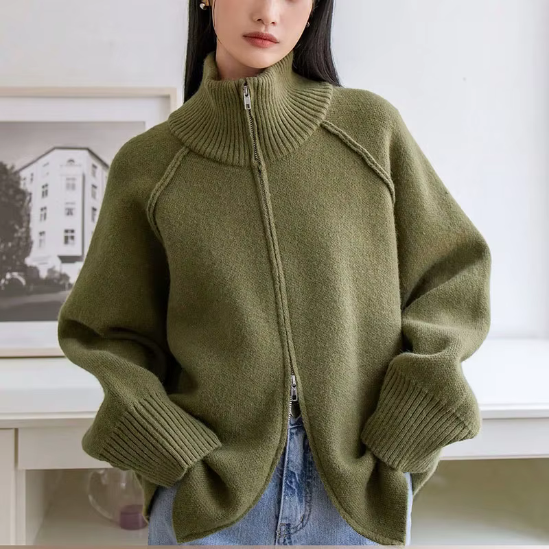 Cardigan en maille douce et épaisse pour femme