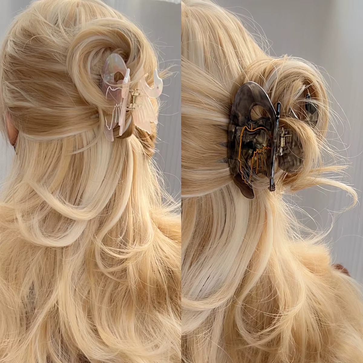 DuoShang doux élégant coloré cygne cheveux griffe écologique acétate pinces à cheveux à la mode pinces à cheveux pour femmes filles cheveux accessoires
