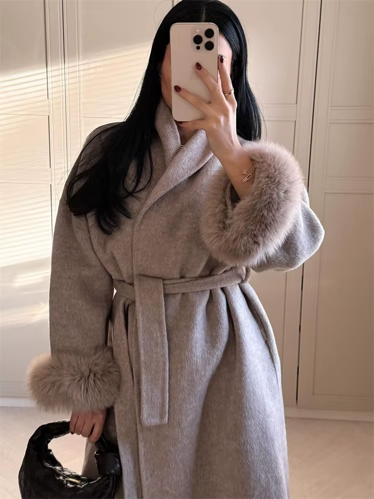 Manteau Teddy surdimensionné pour femme