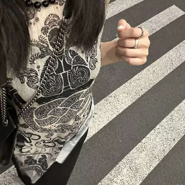 Gilet léger en mousseline de soie pour femmes