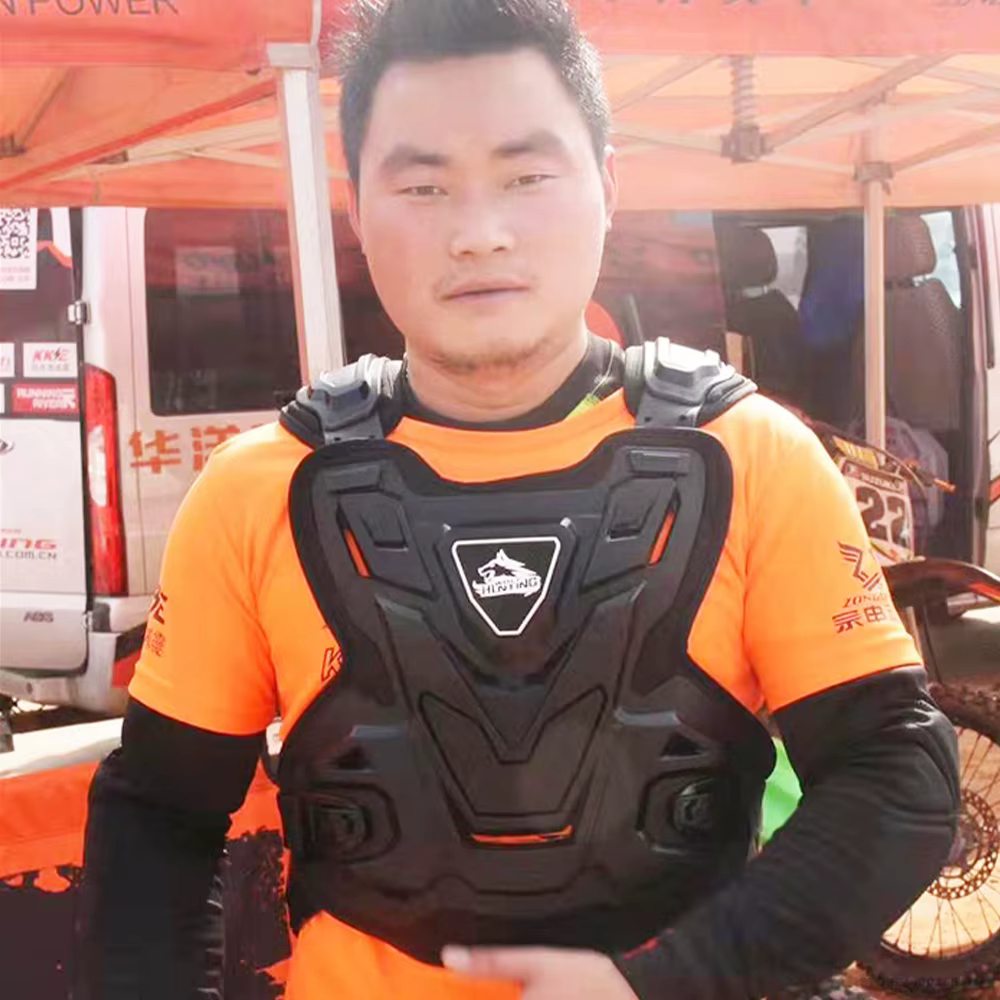 Armure corporelle de Motocross, veste de moto, gilet d'armure, intérieur et extérieur, protection de poitrine Anti-chute, équipement de protection pour vélo tout-terrain