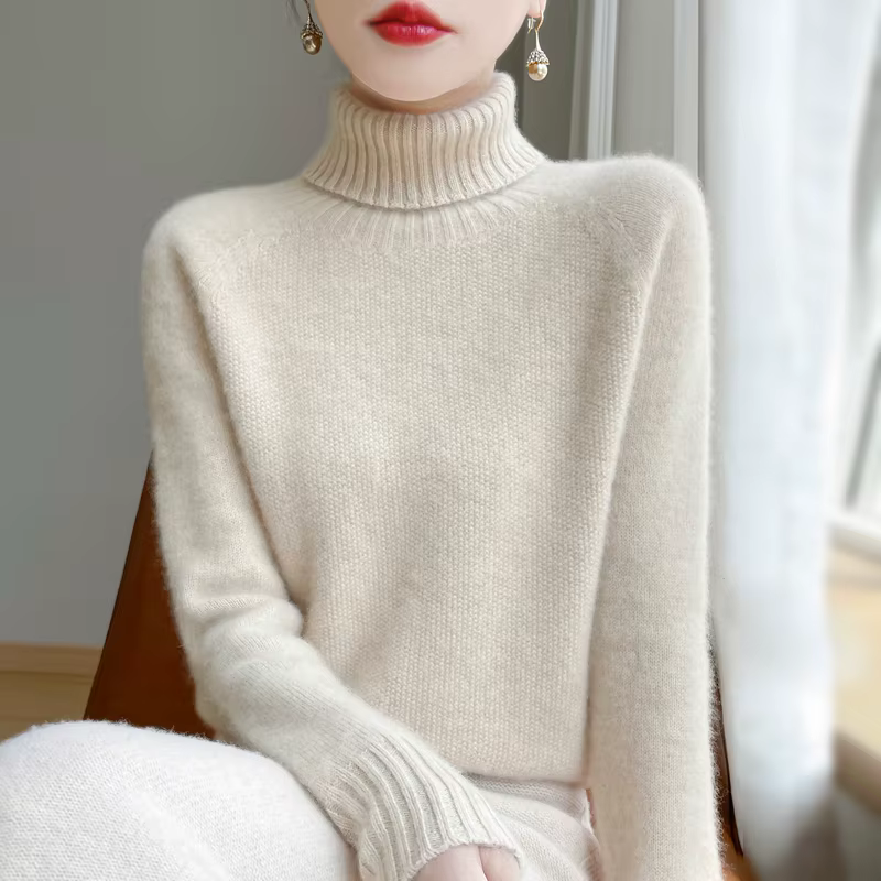 Pull en laine mérinos pour femme