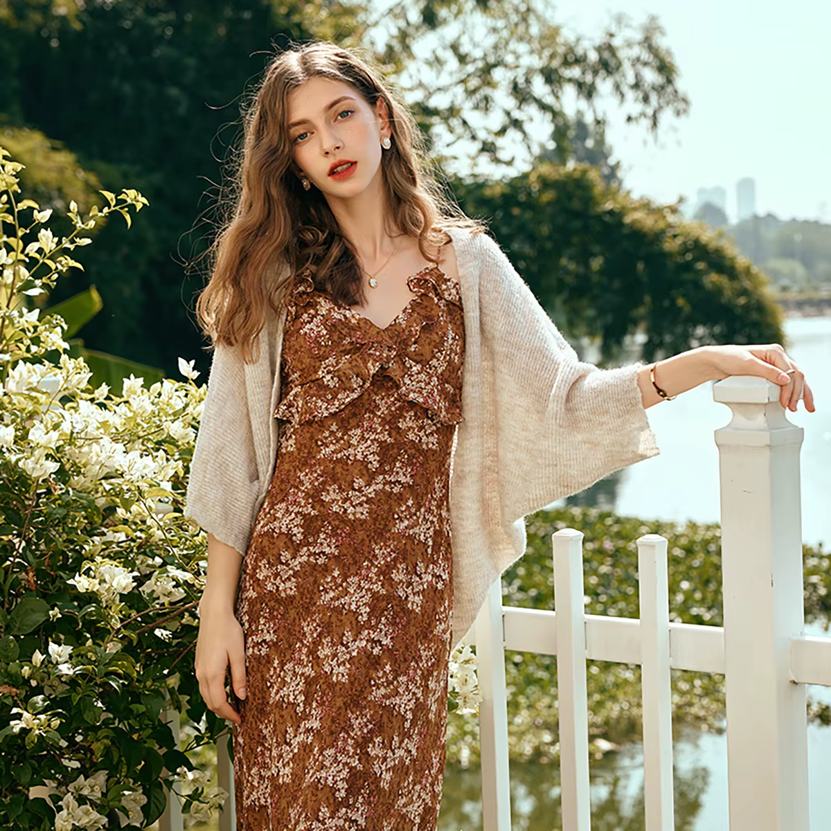 Cardigan OLrain à manches chauve-souris pour femme