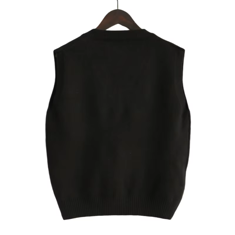 Pull FURSDIC en polyester coupe ample style préppy pour femmes toutes saisons élégance confort