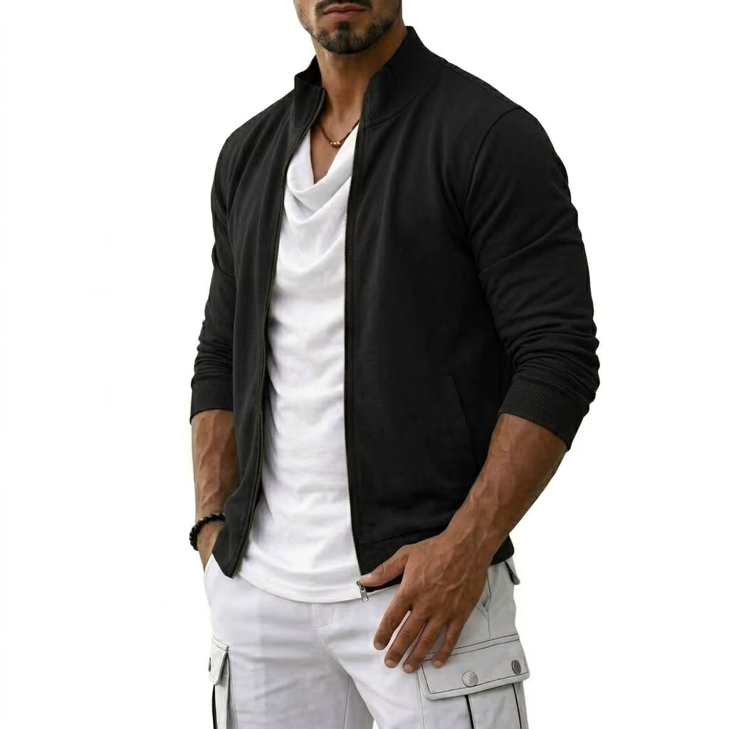 Sweat-shirts à capuche pour hommes, cardigans légers à manches longues, vestes décontractées d'automne, vêtements de travail, vêtements de sport haut de gamme pour hommes