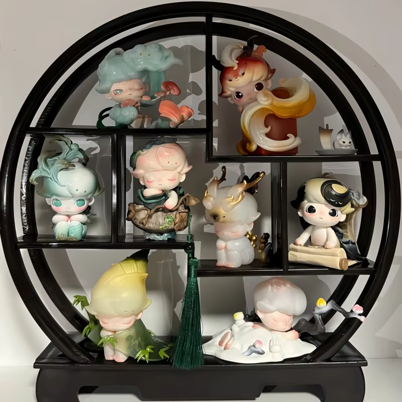 POP MART Hot Original Dimoo histoires dans la tasse série Anime figurine jouets à la mode mignon poupée modèle jouet cadeaux d'anniversaire
