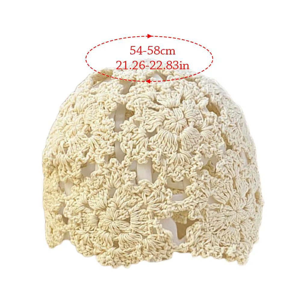 Béret en dentelle respirante pour femme