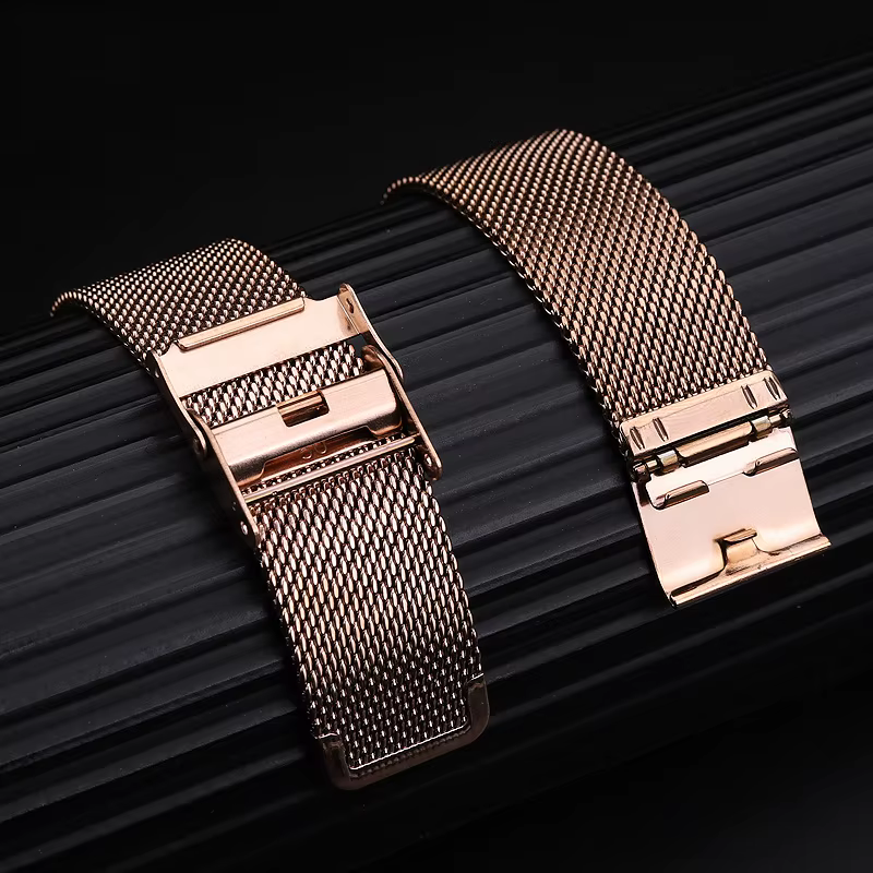 Mesh Milanese Watch Band For TISSOT  for Omega for Seiko Watch  Stainless Steel Bracelet Adjustable Strap 18mm 20mm 22mm