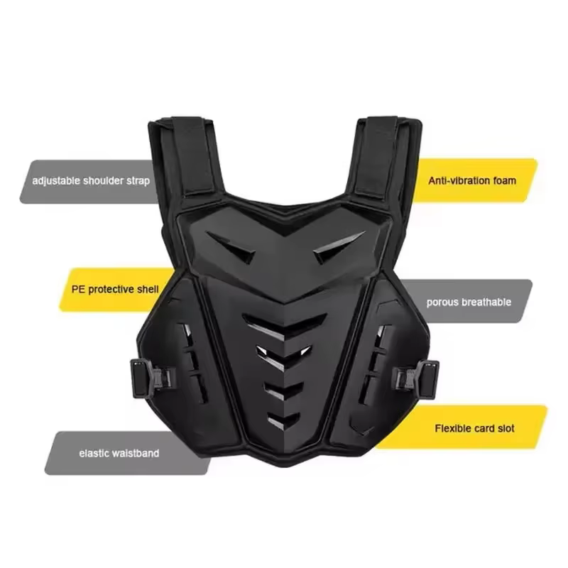 Veste de Moto avec armure corporelle pour Motocross, protection du dos et de la poitrine, gilet de Moto pour tout-terrain, équipement de protection pour Dirt Bike