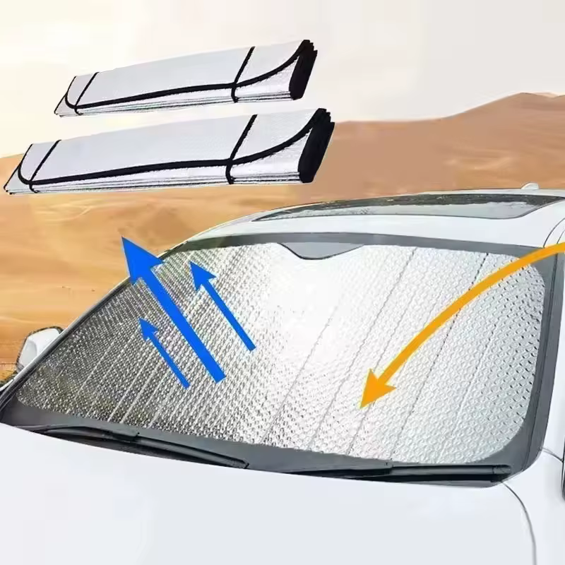 Pare-soleil avant et arrière pour voiture, protection solaire estivale pour pare-brise, isolation thermique, pare-soleil pour fenêtre, pare-soleil intérieur pour voiture